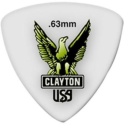Clayton Acetal Rounded Triangle Guitar Picks