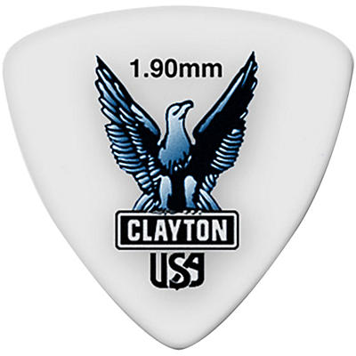 Clayton Acetal Rounded Triangle Guitar Picks