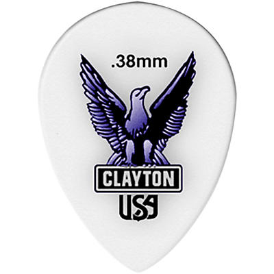 Clayton Acetal Small Teardrop Guitar Picks