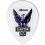 Clayton Acetal Small Teardrop Guitar Picks .38 mm 1 Dozen