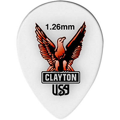 Clayton Acetal Small Teardrop Guitar Picks