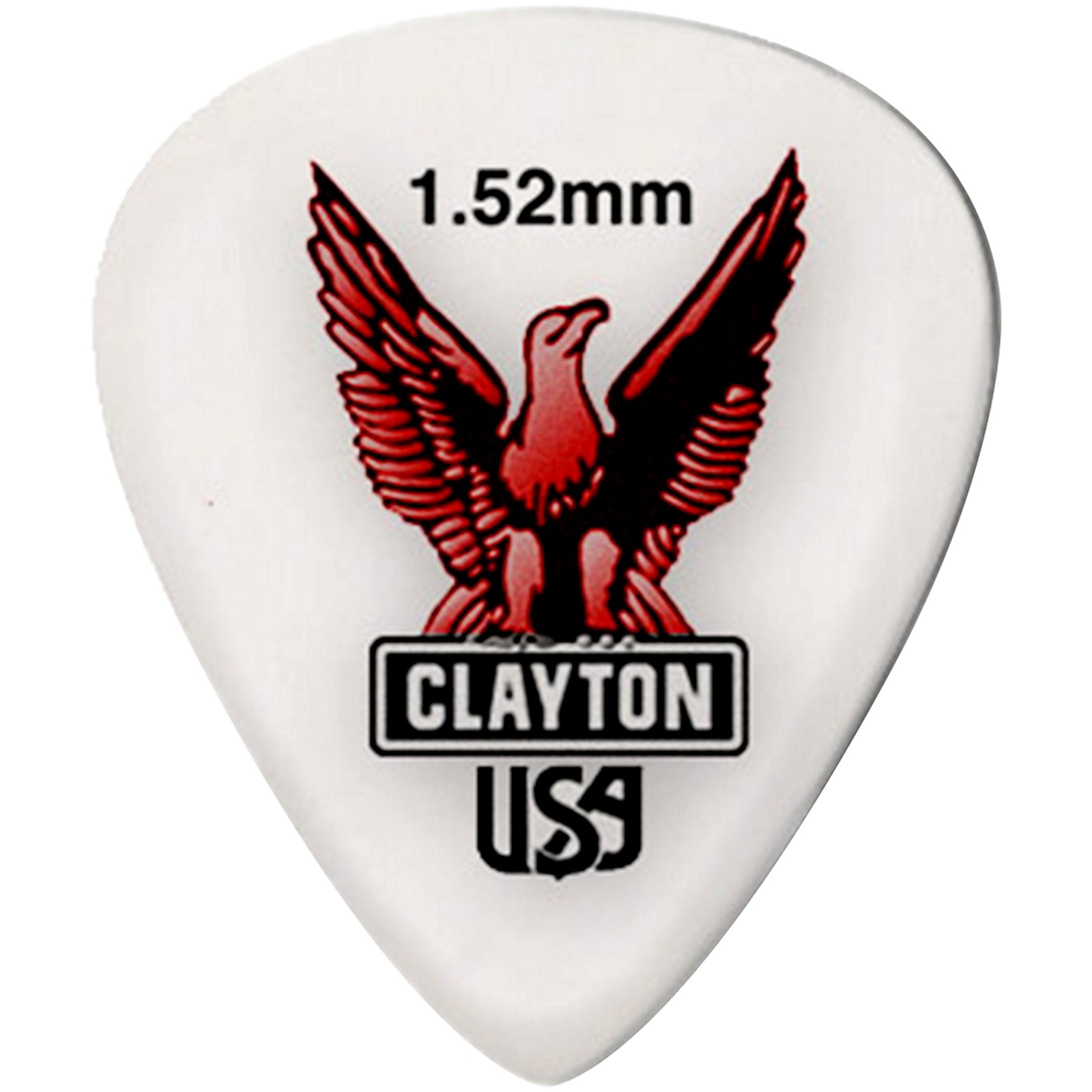 Clayton Acetal Standard Guitar Picks 1.52 mm 1 Dozen Musician's Friend