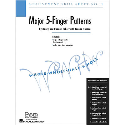 Faber Piano Adventures Achievement Skill Sheet No.1: Major 5-Finger Patterns - Faber Piano