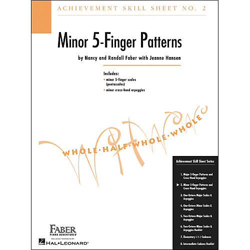 Faber Piano Adventures Achievement Skill Sheet No.2: Minor 5-Finger Patterns - Faber Piano