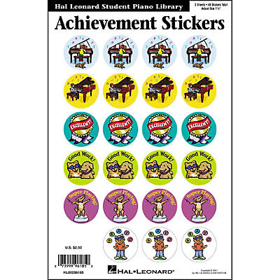 Hal Leonard Achievement Stickers Package Hal Leonard Student Piano Library