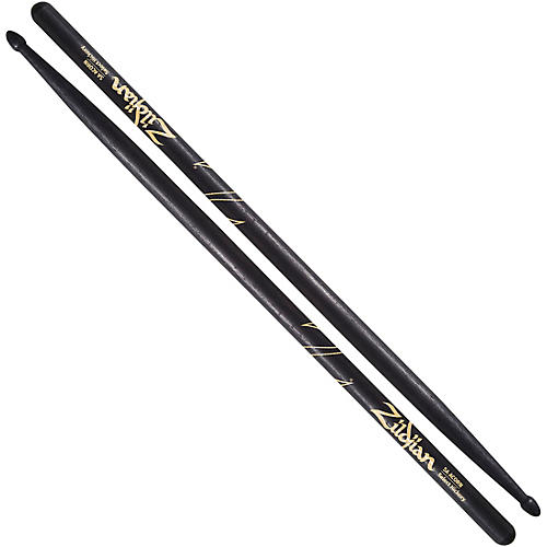 Zildjian Acorn Tip Drum Sticks Wood 5A Black Finish