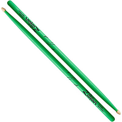 Zildjian Acorn Tip Neon Green Drumsticks