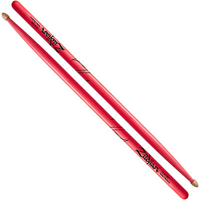 Zildjian Acorn Tip Neon Pink Drum Sticks -