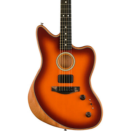 Fender American Acoustasonic Jazzmaster Acoustic-Electric Guitar Condition 2 - Blemished Tobacco Sunburst 197881051419