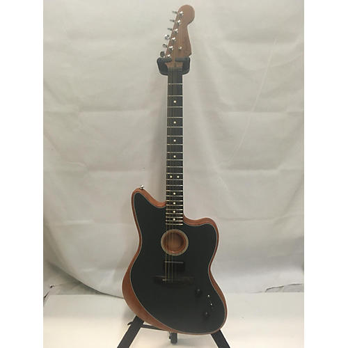 Fender Acoustasonic Jazzmaster Acoustic Electric Guitar Tungsten
