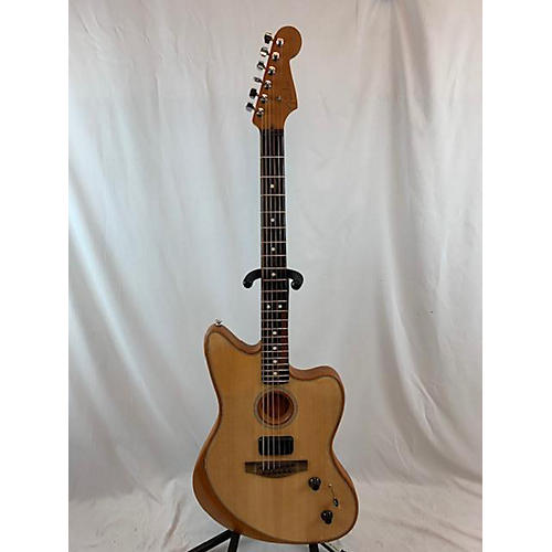 Fender Acoustasonic Jazzmaster Acoustic Electric Guitar Natural