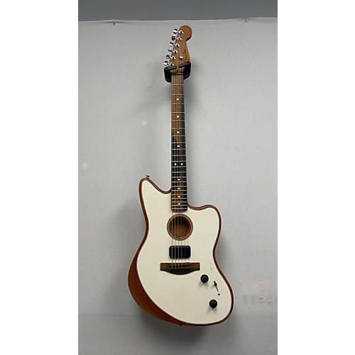 Fender Acoustasonic Jazzmaster Acoustic Guitar Alpine White