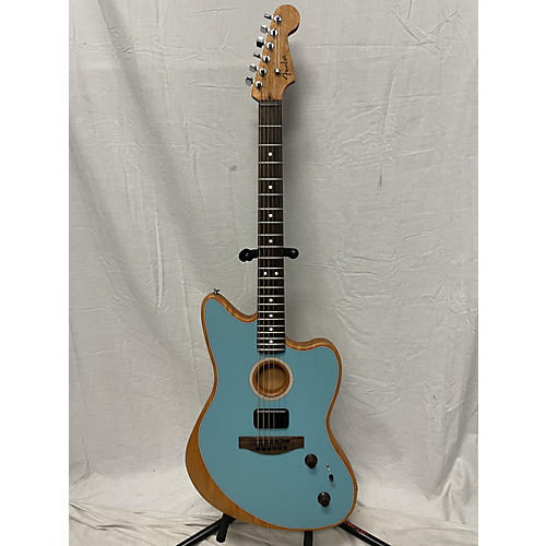Fender Acoustasonic Player Jazzmaster Acoustic Electric Guitar ICE BLUE