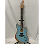 Used Fender Acoustasonic Player Jazzmaster Acoustic Electric Guitar ICE BLUE
