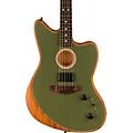 Fender Acoustasonic Player Jazzmaster Sitka Spruce-Mahogany Acoustic-Electric Guitar Antique OliveAntique Olive