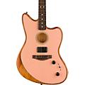 Fender Acoustasonic Player Jazzmaster Sitka Spruce-Mahogany Acoustic-Electric Guitar Antique OliveShell Pink