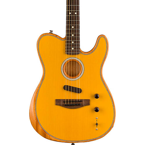 Fender Acoustasonic Player Telecaster Acoustic-Electric Guitar Condition 2 - Blemished Butterscotch Blonde 197881096953