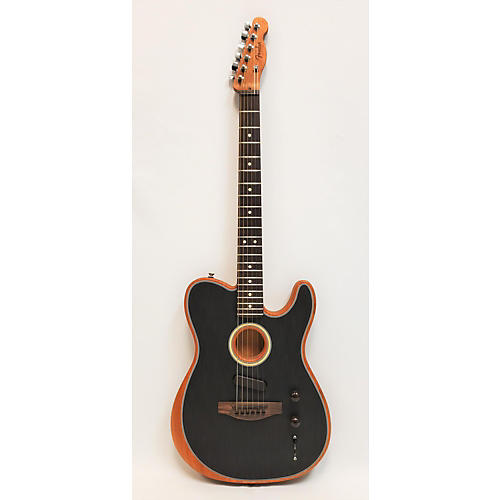 Fender Acoustasonic Player Telecaster Acoustic Electric Guitar Black