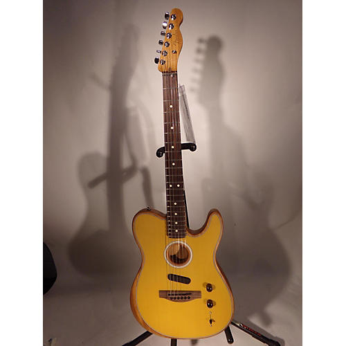 Fender Acoustasonic Player Telecaster Acoustic Electric Guitar Butterscotch
