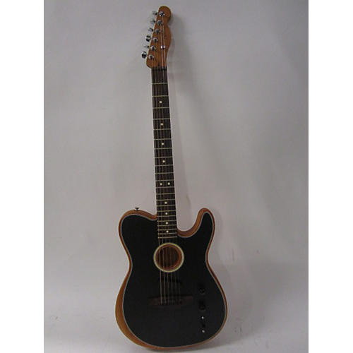 Fender Acoustasonic Player Telecaster Acoustic Electric Guitar Black
