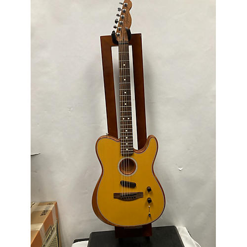 Fender Acoustasonic Player Telecaster Acoustic Electric Guitar Butterscotch Blonde