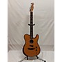 Used Fender Acoustasonic Player Telecaster Acoustic Electric Guitar Vintage Natural