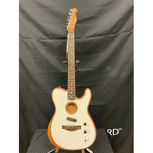 Fender Acoustasonic Player Telecaster Acoustic Electric Guitar White