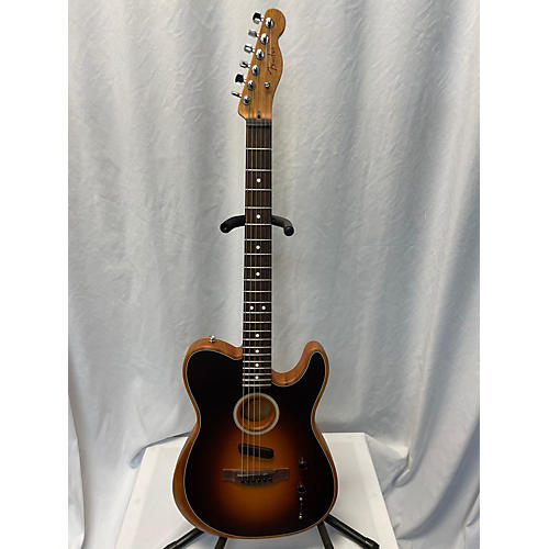 Fender Acoustasonic Player Telecaster Acoustic Electric Guitar Shadow Burst