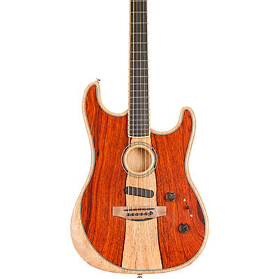 Fender Acoustasonic Stratocaster Exotic Wood Acoustic-Electric Guitar