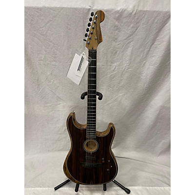 Fender Acoustasonic Stratocaster Exotic Ziricote Acoustic Electric Guitar