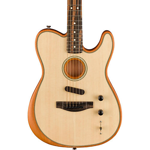 Fender Acoustasonic Telecaster Acoustic-Electric Guitar Condition 2 - Blemished Natural 194744134173