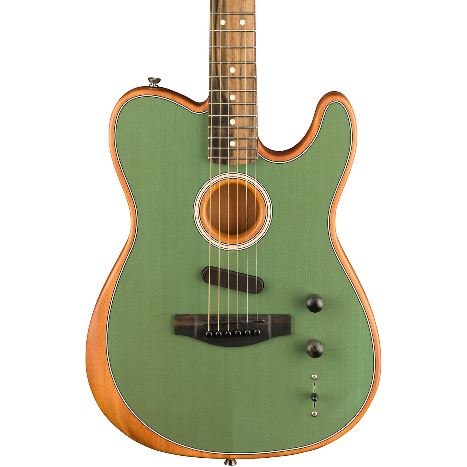 Fender Acoustasonic Telecaster AcousticElectric Guitar Surf Green