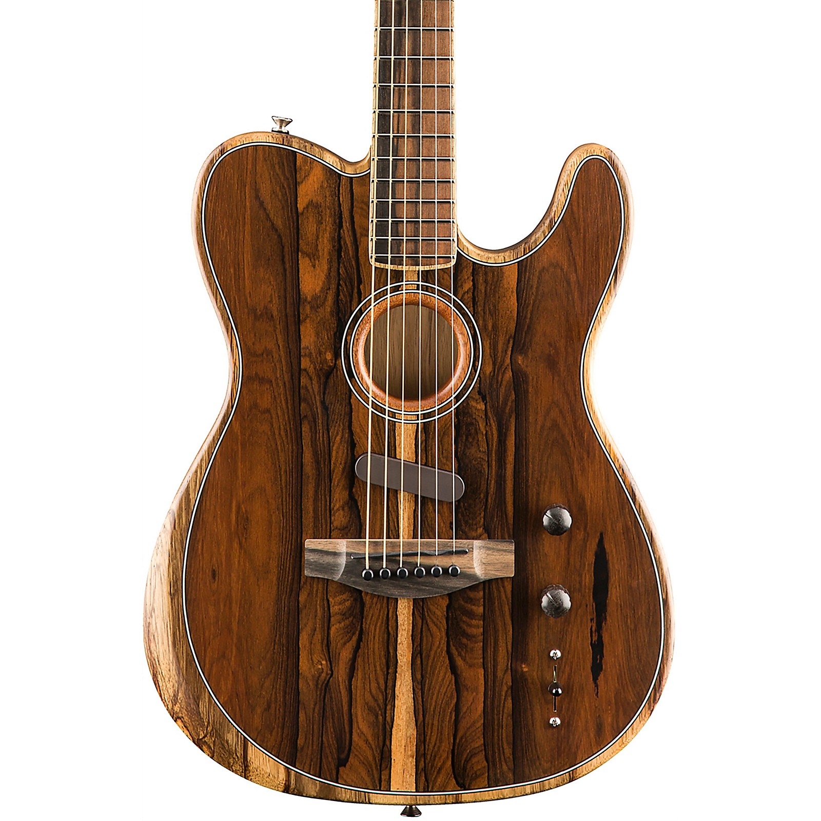Fender Acoustasonic Telecaster Exotic Wood AcousticElectric Guitar