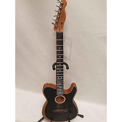 Fender Acoustasonic Telecaster Exotic Ziricote Acoustic Electric Guitar