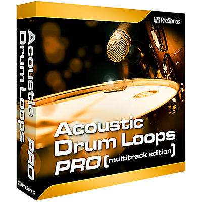 PreSonus Acoustic Drum Loops Pro - Multi-track Software Download