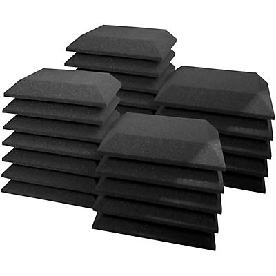 Ultimate Acoustics Acoustic Foam Absorption Panel - 12x12x2 Bevel (24 Pack)