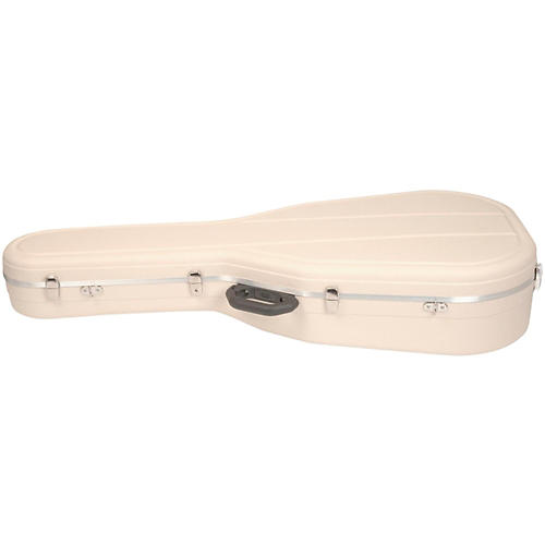 Acoustic Guitar Case/Dreadnght Ivory Shell/Silver Int-Pro II