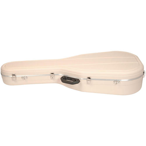 Acoustic Guitar Case/Jumbo Ivory Shell/Silver Int-Pro II