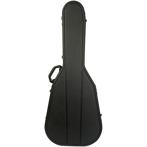 Acoustic Guitar Case/OOO & OM Black Shell/Silver Int-Pro II