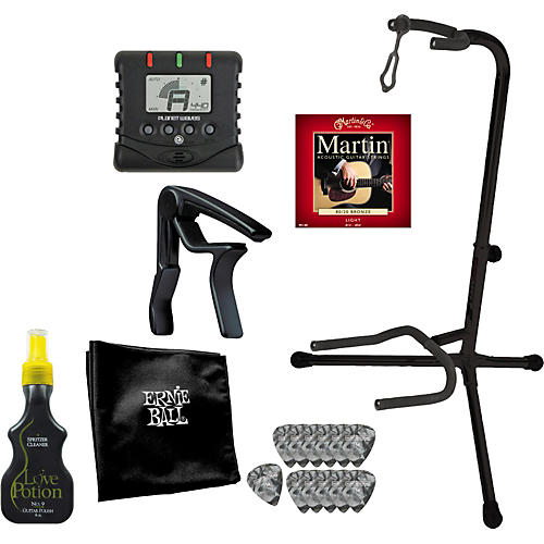 Acoustic Guitar Gigging Pro Accessory Pack