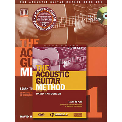 Homespun Acoustic Guitar Method with CD and 2-DVD Set