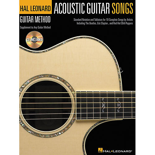 Acoustic Guitar Songs Method Suppliment Book with CD