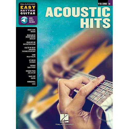 Acoustic Hits - Easy Rhythm Guitar Series Volume 14 Book/Audio Online