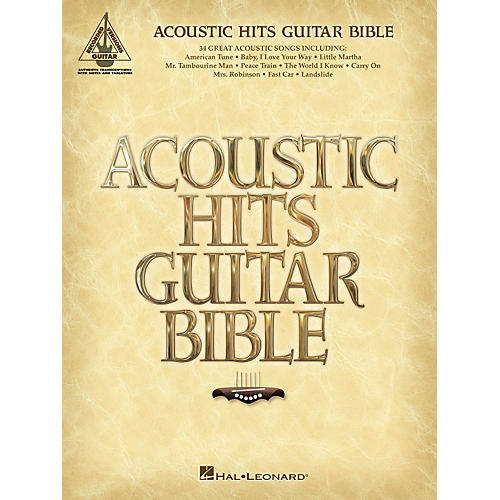 Acoustic Hits Guitar Bible Guitar Tab Songbook