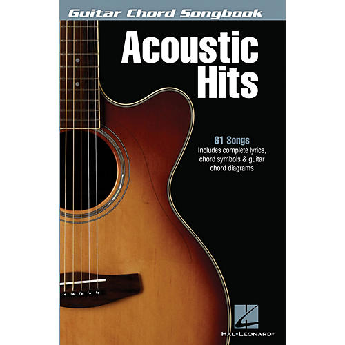 Hal Leonard Acoustic Hits Guitar Chord Songbook Series