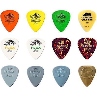 Dunlop Acoustic Picks Variety 12-Pack