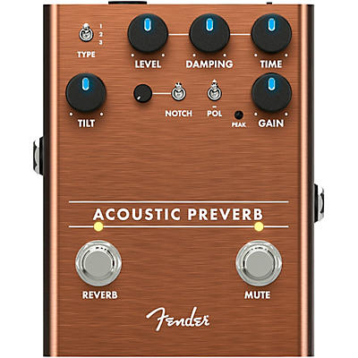 Fender Acoustic Preamp/Reverb Effects Pedal