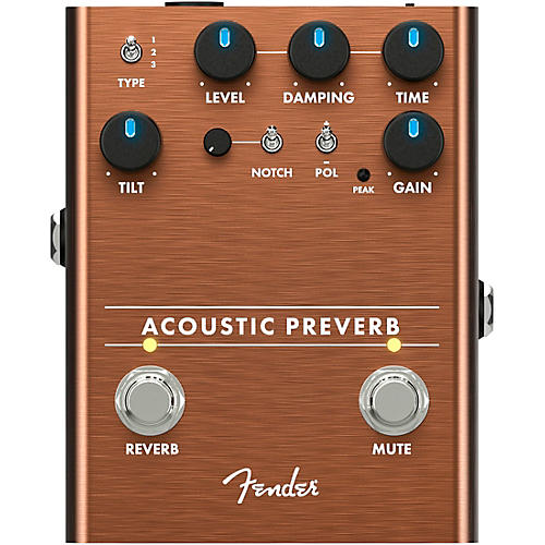 Fender Acoustic Preverb Preamp/Reverb Effects Pedal