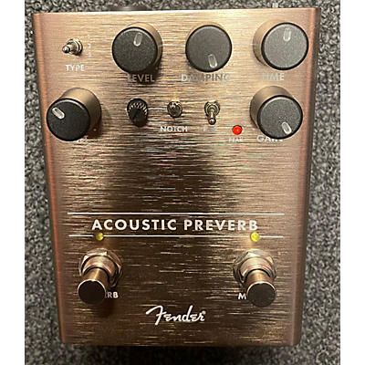 Fender Acoustic Reverb Effect Pedal
