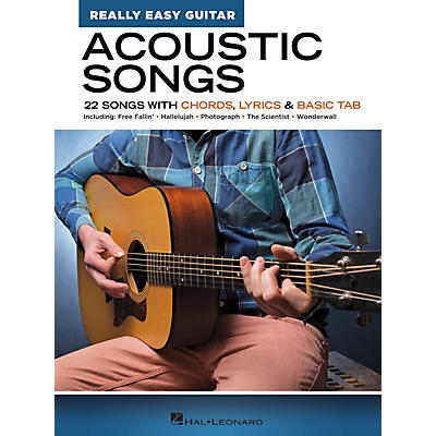 Hal Leonard Acoustic Songs - Really Easy Guitar Series (22 Songs with Chords, Lyrics & Basic Tab)